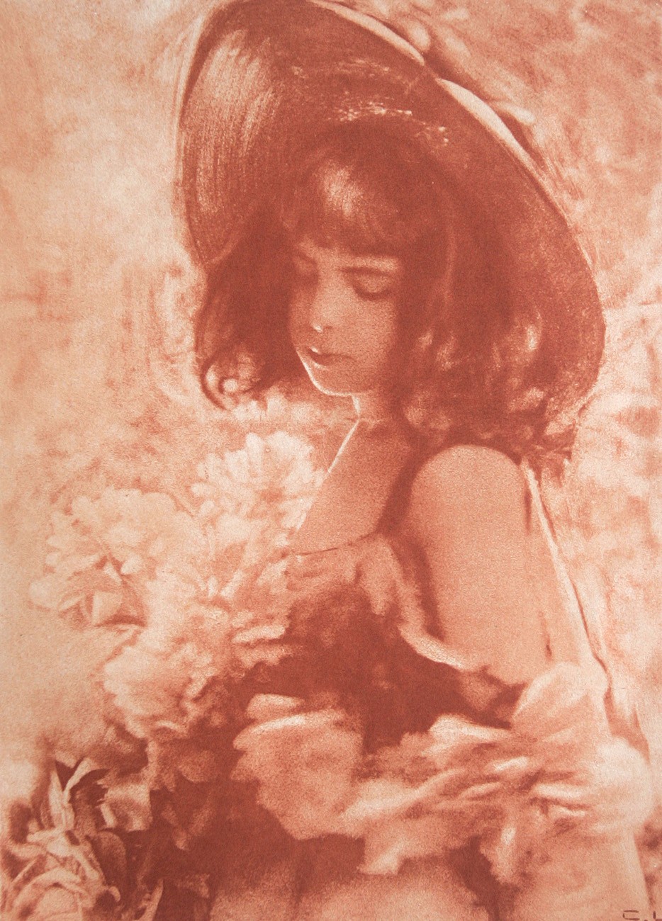 Céline Laguarde :: Au Jardin Ensoleillé (The Sunny Garden), ca. 1905. Published in Photographische Rundschau 1906