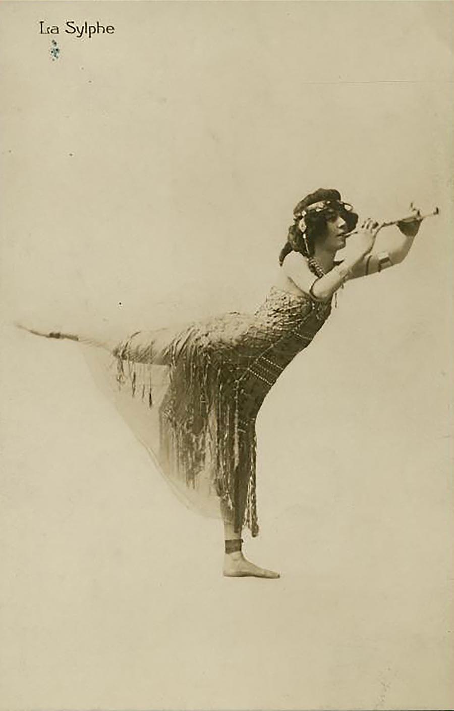 La Sylphe, b. Edith Lambelle Langerfeld (the Dancer Suffrage), 1910s | src NYPL