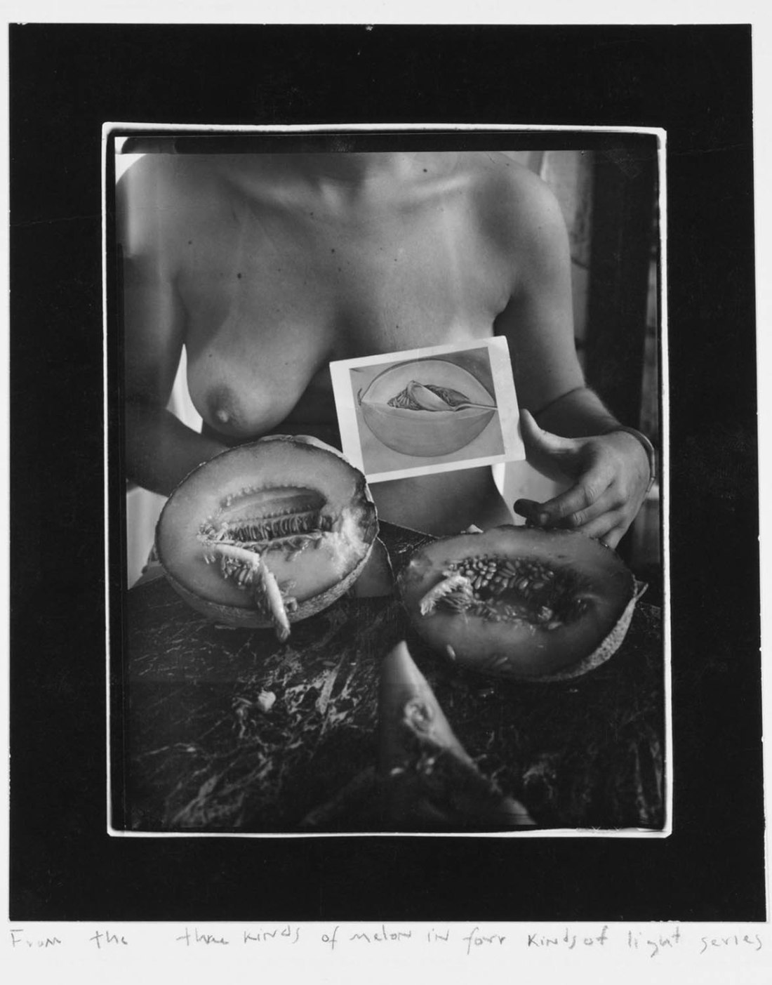 Francesca Woodman :: "From the three kinds of melon in four kinds of light series", 1975-1977. | Victoria Miro Gallery
