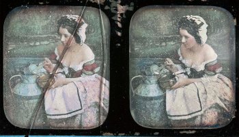 colored daguerreotype 1850s