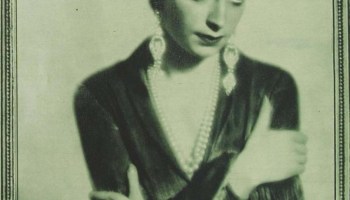 portrait study of dancer Fatma Carell, 1920s