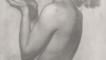 female nude, nu feminin, solarization, 1930s